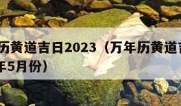 万年历黄道吉日2023（万年历黄道吉日2023年5月份）